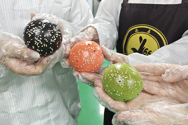 彩色汉堡胚超有颜值！